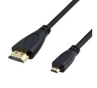 HDMI to Micro HDMI Cable,Type-D Male to HDMI 2.0 Male Cable Compatible with Canon EOS M50 M5 M6 M100, Sony Camcorder HXR-NX80 FDR-AX700 HDR-CX405 FDR-AX100, Nikon B500 (1.5m)