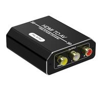 HDMI to RCA, HDMI to AV Converter, Composite Video Audio Converter Adapter, Supports PAL/NTSC for Fire Stick and Roku, Apple TV, PC, Laptop, Xbox, HDTV, Blu-Ray, DVD Player