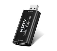 HDMI to USB 2.0 Audio Video Capture Card, HDMI Capture 1080P Output Recording Card Grabber for Live Broadcasts Streaming Gaming Conference - Compatible with PS5 PS4 Xbox Switch OBS PC Mac OS