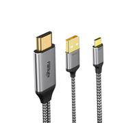 HDMI to USB-C Adapter Cable 4K60Hz 6.6FT - Type C Display Converter Compatible with Xreal Air, Nreal Air, Steam Deck Dock, PS5, Xbox, Portable Monitor