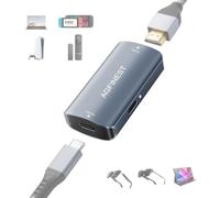 HDMI to USB C Adapter for AR Glasses - 4K@60Hz HDMI Source to USB-C Display Converter, Aluminum Housing, for PS5, Xbox, Switch, Laptop, Fire TV Stick to XREAL, Rokid, RayNeo, Viture, Portable Monitor