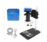 HDMI USB Microscope Camera 1080P 48MP 4K Continus Zoom Video Monocular Microscope Camera Digital 180X Zoom C Mount Lens For CPU PCB Motherboard Detection (Color : 21MP Small)