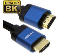 HDMI v2.1 Ultra High Speed HDR 8K 4K 60Hz 48Gbps eARC Cable 1m BLUE