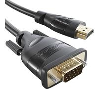 HDMI-VGA adapter cable - 1m (High Speed HDMI to VGA/15-pin D-sub, monitor cable to connect PCs, laptops, and other devices to screens at Full HD/1080p and a fast 60Hz) by CableDirect