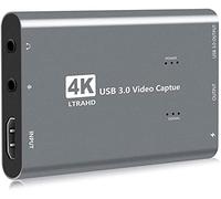 HDMI Video Capture Card, 4K USB 3.0 Video Capture Device with Loop Out 1080P 60fps Game Video Capture Card HDMI Recorder for Streaming, PC, PS3, PS4, Xbox One, Nintendo Switch