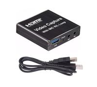 HDMI Video Capture Card, USB 3.0 Capture Adapter Video Converter Support 1080P for Video Game Recording Live Streaming Broadcasting