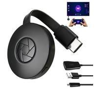 HDMI Wireless Display Dongle Adapter Streaming Stick Screen Dongle Projector TV Streaming Stick for Phone Android Windows Mac Airplay DLNA Plug and Play Streaming Device