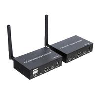 HDMI Wireless KVM Extender 200M,1080P 60Hz HDMI Video Audio Transmitter Receiver Kit For USB DVD STB DTV HDTV Keyboard Mouse Supports infrared feedback