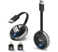 HDMI Wireless Transmitter & Receiver, 5G Wireless HDMI TV Sender and Receiver 1080P, 165FT/50M, AIMIBO Upgraded Kit Streaming Video Audio from PC/Laptop/Box/DSLR/You-Tube to HDTV/Projector/Monitor