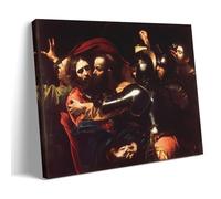 HDMINE Caravaggio Painter Work(Taking of Christ) poster Art Canvas Painting Decor Wall Print Photo Home Modern Decoratives 24x36inch(60x90cm)