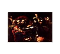 HDMINE Caravaggio Painter Work(Taking of Christ) poster Canvas Painting Wall Art Decorative Picture Prints Modern Decor 16x24inch(40x60cm)