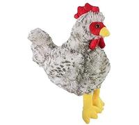 HDmirrorR Chicken Approx. 28 cm, Lifelike, Cuddly Toy, Gockel Plush Toy, Rooster Hen
