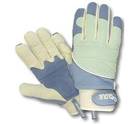 Treadstone Women's Shock Absorber Heavy Duty Gardening Gloves in Blue, Size Medium, Fabric | Charlies