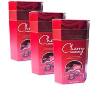 HDmirrorR Famous Names Chocolate Cherry Liqueurs Soaked in A Rich Dark Chocolate Pack of 3 x 190g