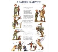 HDmirrorR Father's Advice shooting poem greeting card by Bryn Parry