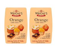 HDmirrorR Wright's Baking Orange Cake Mix 500g (Pack of 2)
