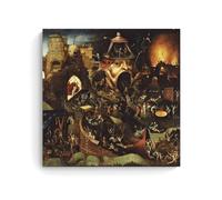 HDMMXEN Hieronymus Bosch Paintings《Renaissance Paintings of Hell》Printed Posters Canvas Wall Art Decorative Bedroom Modern Home Print Picture Artworkss 12x12inch(30x30cm)