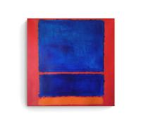 HDMMXEN Mark Rothko Paintings ：Blue, Orange, Red，Art Poster Painting On Canvas Wall Art Scroll Picture Print Living Room Walls Decor Homes 16x16inch(40x40cm)