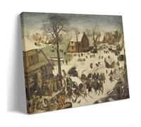 HDMMXEN Pieter Bruegel The Elder Paintings《The Census at Bethlehem》Printed Posters Canvas Wall Art Picture Prints Hanging Photo Idea Decor Homes Artworks 16x24inch(40x60cm)