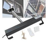 HDMOZUYT Electric Commercial Swing Door Closer,Electric Chain Window Opener Actuator,Double Chain Design,for Greenhouse Window for Skylight Window Greenhouse Roof Vent (400mm)