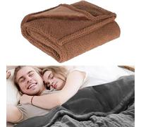 HDMOZUYT Multifunctional Love Blanket Waterproof, Double Flannel Cotton Waterproof Blanket for Bed Sex, Washable Waterproof Dog Blanket Protects Sofa Mattress and Furniture (Coffee XS: 50 * 70CM)