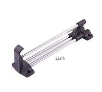 HDNCJFLEQ Clothes Rail Steel Adjustable Closet Rod, Wardrobe Rail, Top-mounted Solid Thickened Push-pull Hanger, Pulled Out 165-410mm (Size : 500mm)