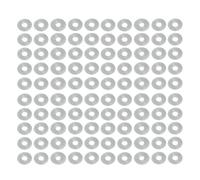 HDOYTXXM 100pcs Stabilizer Earrings Backings Clear Silicone Earrings Back Stopper Practical Discs Pads for Ear Clear Disc Stabilizers
