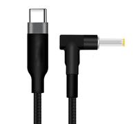 HDOYTXXM 100W Fast Chargng for Notebooks USB Port to 5.5x1.7MM Charging Adapter Wire Soft Braided Power Supply Cord Notebook Power Supply