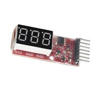 HDOYTXXM 2-6S Digital Battery Voltages Display Indicate Checker Tester For 2-6S Lithium And Ion Battery Packs Accurate To 0.03V