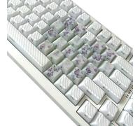 HDOYTXXM 21 Keys Butterfly Heart Keycaps Cartoon 21 Keys Keycap Mechanical Keyboard Caps for Keyboard Gaming Accessories Gradation Themed Keyboards Keycap Set