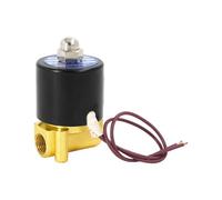 HDOYTXXM 24V 1 / 4in Electromagnetic Valves 2W Direct Acting Pneumatic Switches for Automotive Use Solenoid Normally Closed Solenoid
