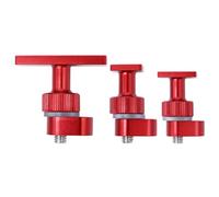 HDOYTXXM 3Pcs Lockable Puller Tab Adjustable Automotive Dents Gasket Aluminum Drawing Plate Dents Repair Part Aluminum Dent Puller Set