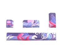 HDOYTXXM 4 Keys PBT Five Sides Dye Subbed Keycaps OEM Profile 6.25 Space ESC Enter for Mechanical Keyboard Pbt Oem Profile Sub Subbed sublimation
