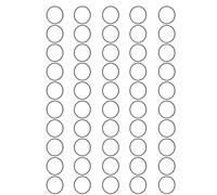 HDOYTXXM 50PCS Rubber Pulley Belt Flat Belts 1.2mm Thickness for Square Tape Machine, Tape Set