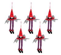 HDOYTXXM 5Pcs Halloween Supplies Colorful Witch Hat Window Displays Hangings Eye Catching Home Decoration Party Accessories Party Accessories