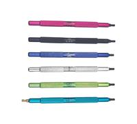HDOYTXXM 6 Piece Colored Aluminum Handle Punches Pin Set for Watch Band Repair with Double Ended Tips Colored Aluminum Handle Pin Punches Set