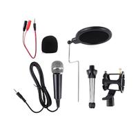 HDOYTXXM All Scenario Streaming Mic Set with Studio Sound Card 48KHz Sampling Not Shaking Design for Mobile Desktop Device Microphones Live Streaming Set