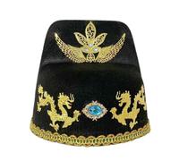 HDOYTXXM Ancient Chinese Officer Hat Costume Accessory For Adults For Theater Performances And Cultural Event