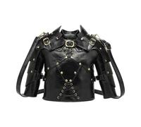 HDOYTXXM Armour Shaped Handbag Purses Antique Sterevunk Shoulder Bags Pu Leather Messengers Bag Crossbody Bags for Women Crossbody Bag