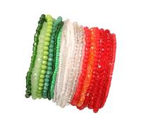 HDOYTXXM Beautiful Beaded Set Elegant Stacking Beaded Bracelets Crystal Wrist Jewelry for Women Student to Professional Look