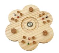 HDOYTXXM Bird Block Toy Bird Cage Toy Chewing Puzzle Block Rotating Cork Birdcage Accessories Budgies Entertainment Pecking Toy