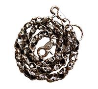 HDOYTXXM Casual Skull Pant Chain Double Hook Heavy Strong Biker Wallet Chain Punk Skull-Head Chain Metal Keychain Clasp Chain