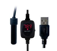 HDOYTXXM Ceramic Tiny Fish Cistern Stove Highlighting USB More Unsullied Digital Temperature Observe Four Thousand Tiny Aquariums USB Power