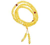 HDOYTXXM Charm Smooth Prayer Beads Necklace Lightweight Rosary Beaded Jewelry for Mindfulness Rituals Natural Beads