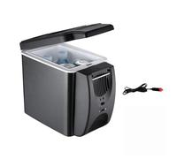 HDOYTXXM Compact 12V Auto Fridge 6L Capacity Chilling Heating on the Go Compact Vehicle Freezer