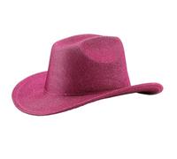HDOYTXXM Cowgirls Hats With Built In Hat Strap For Proms Banquets Party Shimmering Cowgirls Hats For Adult Teen Taking Photo