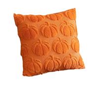 HDOYTXXM Cozys Farmhouses Fall Pillow Cover Set 17.72x17.72Inch Plushes Plushes Rusts Red Decorative Couch Accent For Autumn Decorating Rusts Red Autumn Harvest Pillow Case