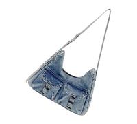 HDOYTXXM Distressed Wash Jeans Messengers Bag Lightweight Construction Ergonomic Shoulder Strap Daily Companion Spacious Interior Crossbody Purse