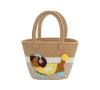 HDOYTXXM Dynamic Cartoon Published Canvas Bag Permanent Cotton Construction 3 Color Picks Excellent for School Grocery Excursions Elegant Cartoon Women