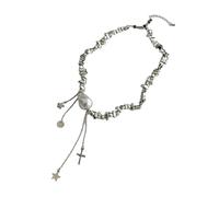 HDOYTXXM Elaborate Encouraged Stone Chain Flexible Jewelry Inconsistent Beads Star Border Detail Nonallergenic Substance Constantly Wear Feeling Model Decoration Chain